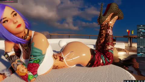 Snapshot of 3dx_naugthy chatting on February 8, 8:31 am Naugthy Sara online show from February 8, 8:31 am