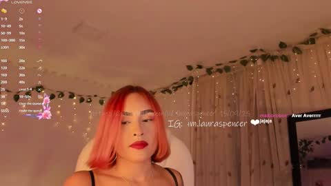 Snapshot of _lauraspencer_ chatting on September 15, 6:02 am Laura online show from September 15, 6:02 am