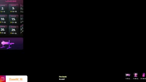 Snapshot of _zoe_12 chatting on May 8, 8:14 pm Zoe online show from May 8, 8:14 pm