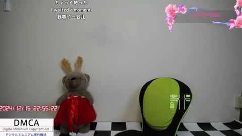 Snapshot of a_k_a_fujiko chatting on December 15, 1:54 pm Fujiko online show from December 15, 1:54 pm