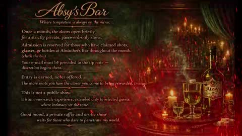 Snapshot of absinthee chatting on January 31, 8:18 pm absy online show from January 31, 8:18 pm