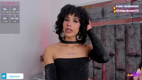 Snapshot of aivadumont chatting on January 7, 2:53 am Queen Dumont online show from January 7, 2:53 am