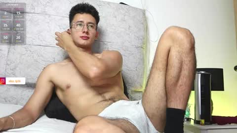 Snapshot of alexxx__01 chatting on February 8, 2:37 am Alex online show from February 8, 2:37 am