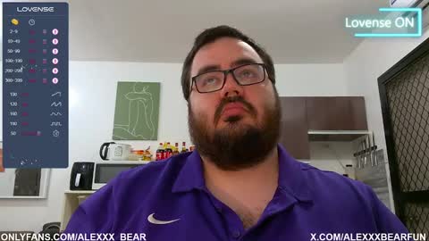 Snapshot of alexxxbear chatting on March 6, 5:33 pm alexxxbear online show from March 6, 5:33 pm