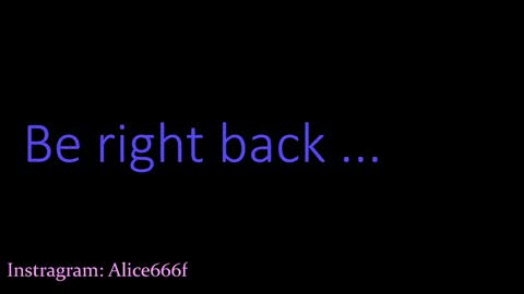 ALiCE ROSE online show from January 8, 10:27 pm