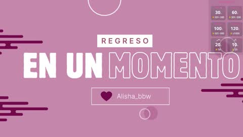 Snapshot of alisha_bbw chatting on February 14, 3:53 pm Alisha online show from February 14, 3:53 pm