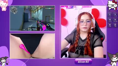 Snapshot of alisonhill_ chatting on February 12, 10:15 pm Allison online show from February 12, 10:15 pm