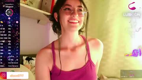 Snapshot of alisson_071989 chatting on February 9, 2:50 pm Ali online show from February 9, 2:50 pm