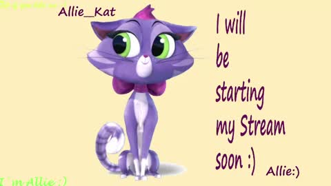 Snapshot of allie__kat chatting on May 24, 1:27 pm Allie online show from May 24, 1:27 pm