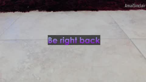 Snapshot of amaisinclair chatting on September 12, 6:02 am Amai Sinclair online show from September 12, 6:02 am