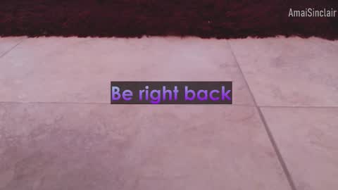 Amai  Sinclair  online show from October 31, 6:03 am