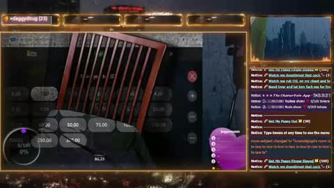 Snapshot of amandajugs chatting on December 7, 11:07 am Amanda online show from December 7, 11:07 am