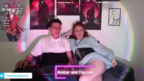 Snapshot of ambar_and_daimon_ chatting on September 12, 5:24 pm AMBAR AND DAIMON online show from September 12, 5:24 pm