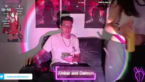 Snapshot of ambar_and_daimon_ chatting on September 16, 9:54 am AMBAR AND DAIMON online show from September 16, 9:54 am