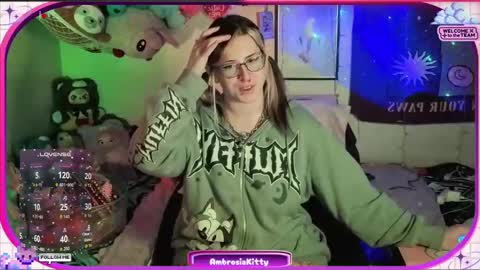 Snapshot of ambrosiakitty chatting on April 26, 7:50 am Ambrosia online show from April 26, 7:50 am