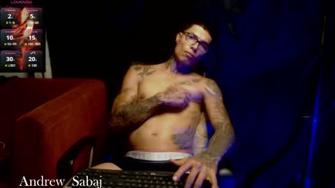 andrew sabaj online show from April 6, 11:05 pm