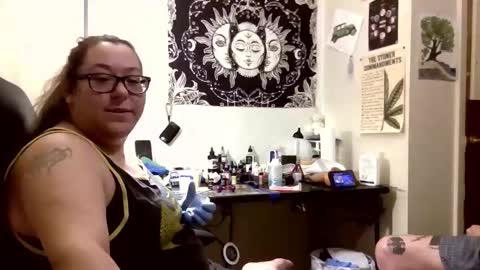 Angel and Mark online show from February 14, 8:38 pm