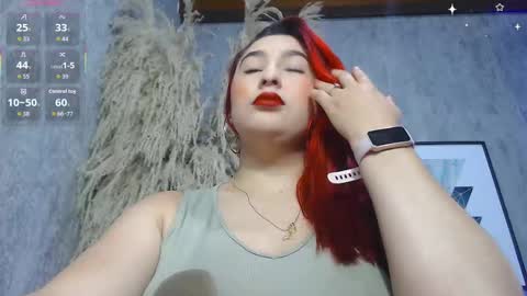 Snapshot of aria_li chatting on October 8, 12:03 pm aria online show from October 8, 12:03 pm