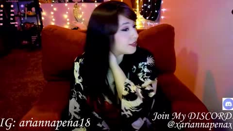 Snapshot of ariannapena chatting on February 11, 1:54 am Arianna Pea online show from February 11, 1:54 am