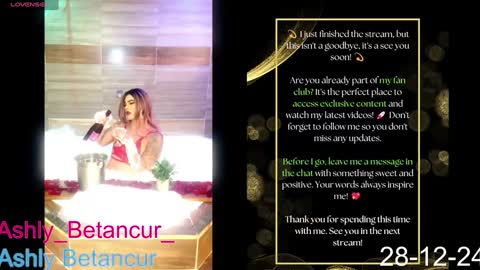Snapshot of ashlybetancurxxx chatting on December 28, 6:06 am Ashly Betancur online show from December 28, 6:06 am