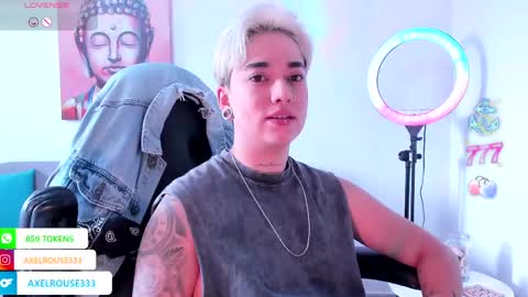 Axel Rouse online show from April 13, 5:07 pm