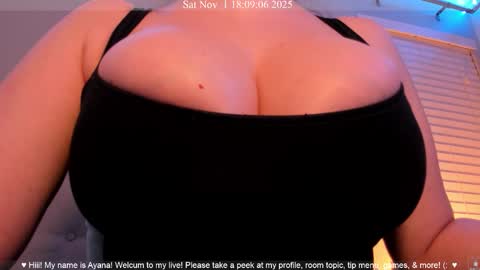 Ayana Delatorre online show from November 2, 1:08 am