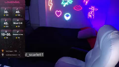 Snapshot of bad_scarlett1 chatting on June 20, 12:36 am Scarlett online show from June 20, 12:36 am