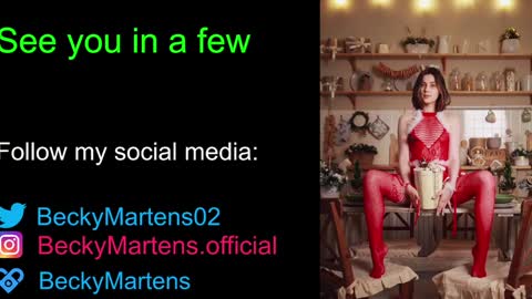 Snapshot of beckymartens chatting on December 21, 4:19 am BeckyMartens come join me on while im offline here online show from December 21, 4:19 am
