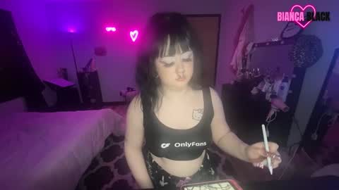 Snapshot of biablack chatting on January 25, 5:18 am Bianca Black online show from January 25, 5:18 am