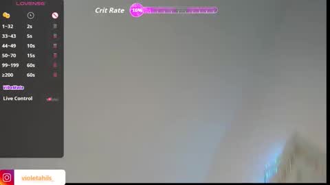 Snapshot of biigcandy_ chatting on September 10, 7:19 am Violeta violetahils online show from September 10, 7:19 am