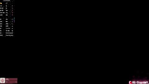 Crystal3 online show from November 10, 1:37 am