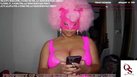 Queen Siren online show from September 23, 7:11 am