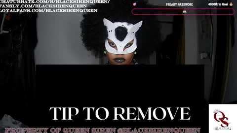 Queen Siren online show from October 26, 10:10 am