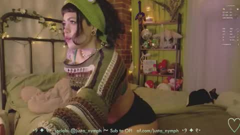   Im Nym  Justa nymph on twitter and IG online show from February 22, 2:24 am