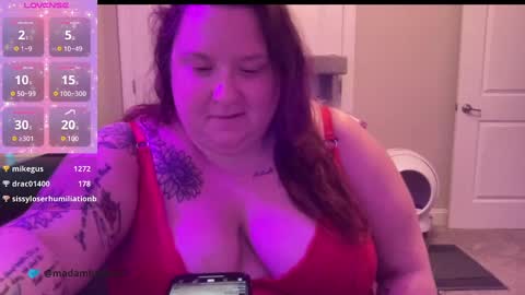 Snapshot of brookenicole3 chatting on October 14, 10:10 pm Madam Brooke online show from October 14, 10:10 pm