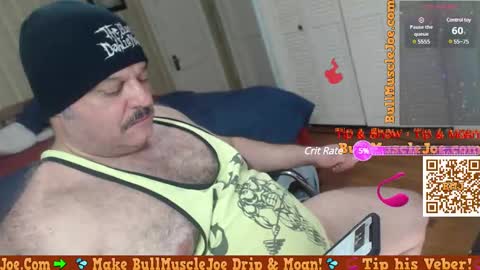 Snapshot of bullmusclejoe chatting on December 14, 1:28 am BullMuscleJoe online show from December 14, 1:28 am