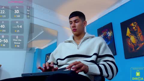 Snapshot of calavalerio chatting on December 24, 2:22 pm Valerio online show from December 24, 2:22 pm