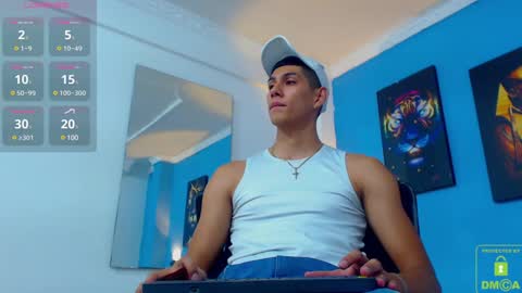 Snapshot of calavalerio chatting on January 15, 3:43 am Valerio online show from January 15, 3:43 am