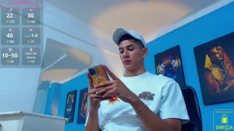 Snapshot of calavalerio chatting on January 23, 8:02 pm Valerio online show from January 23, 8:02 pm