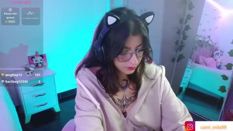 Snapshot of cami_mila99 chatting on January 8, 6:52 am CAMI online show from January 8, 6:52 am