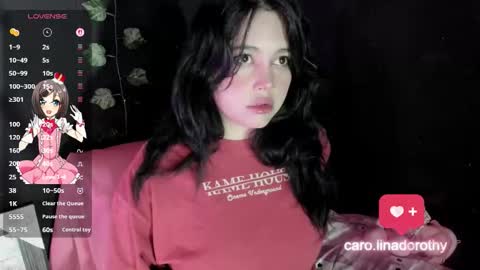 Snapshot of caro_linadorothy chatting on February 9, 3:38 pm carolina dorothy online show from February 9, 3:38 pm