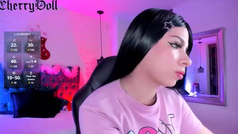 Snapshot of cherrydoll_dl chatting on November 26, 11:33 am Morfy online show from November 26, 11:33 am