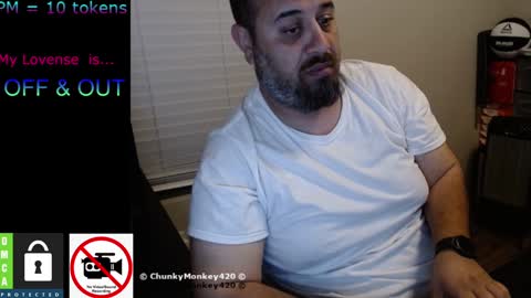 Snapshot of chunkymonkey420 chatting on February 6, 3:27 am Spencer Smokey Bear online show from February 6, 3:27 am