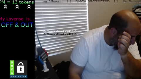 Snapshot of chunkymonkey420 chatting on March 3, 9:15 pm Spencer Smokey Bear online show from March 3, 9:15 pm