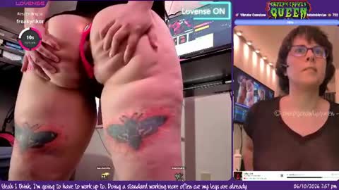 Snapshot of creepycrawlyqueen chatting on June 10, 11:57 pm Amethyst online show from June 10, 11:57 pm