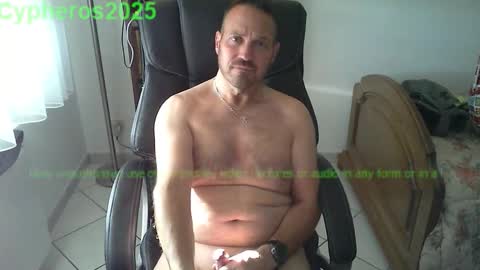 Snapshot of cypheros2025 chatting on October 8, 3:20 pm Chris online show from October 8, 3:20 pm