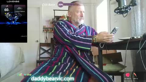 DaddyBear online show from November 25, 12:27 pm