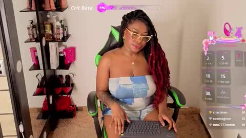 Snapshot of dana_ebony_ chatting on March 18, 10:07 am Danna online show from March 18, 10:07 am