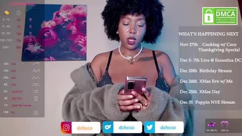 Snapshot of dchcco chatting on November 14, 1:59 am Duchess Coco - Coco Puffs online show from November 14, 1:59 am