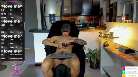 SANTI  independent model online show from November 2, 8:33 pm